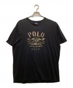 POLO RALPH LAURENポロ・ラルフローレン）の古着「プリントTシャツ」｜ブラック