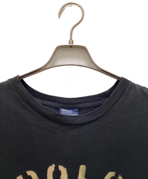POLO RALPH LAUREN（ポロ・ラルフローレン）POLO RALPH LAUREN (ポロ・ラルフローレン) プリントTシャツ ブラック サイズ:Lの古着・服飾アイテム