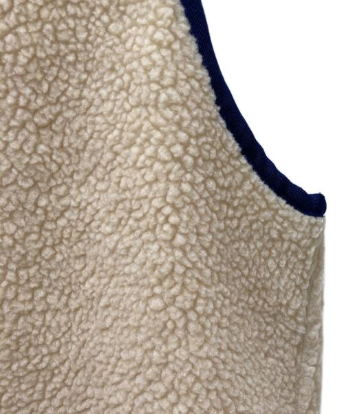 WILD THINGS（ワイルドシングス）WILD THINGS (ワイルドシングス) green label relaxing (グリーンレーベルリラクシング) 別注フリースベスト アイボリー サイズ:Lの古着・服飾アイテム