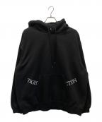 TIGHTBOOTH PRODUCTIONタイトブースプロダクション）の古着「ロゴデザインプルオーバーパーカー」｜ブラック