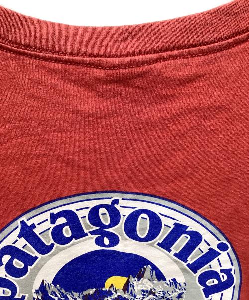 Patagonia（パタゴニア）Patagonia (パタゴニア) ヴィンテージバックロゴTシャツ レッド サイズ:Mの古着・服飾アイテム