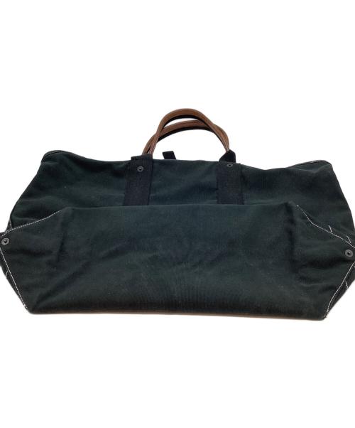 POLO JEANS CO.（ポロジーンズカンパニー）POLO JEANS CO. (ポロジーンズカンパニー) 星条旗プリント キャンバストートバッグ ブラックの古着・服飾アイテム