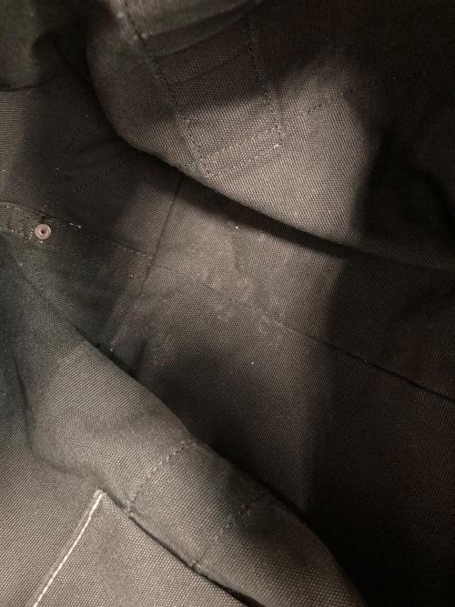 POLO JEANS CO.（ポロジーンズカンパニー）POLO JEANS CO. (ポロジーンズカンパニー) 星条旗プリント キャンバストートバッグ ブラックの古着・服飾アイテム