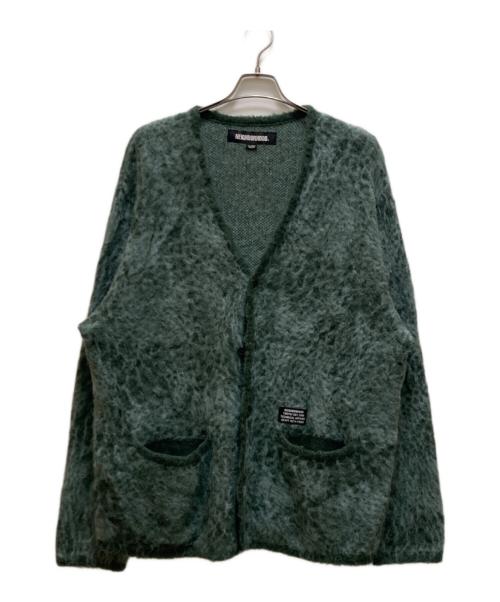 NEIGHBORHOOD（ネイバーフッド）NEIGHBORHOOD (ネイバーフッド) モヘヤカーディガン グリーン サイズ:XLの古着・服飾アイテム