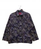 SUPREMEシュプリーム）の古着「ペイズリーフリースシャツ」｜パープル