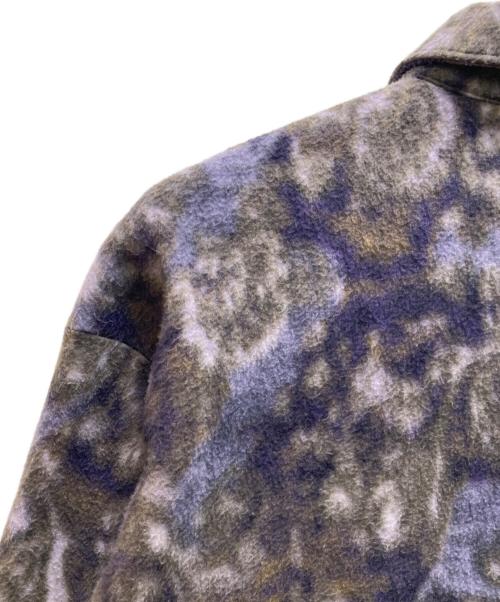 SUPREME（シュプリーム）SUPREME (シュプリーム) ペイズリーフリースシャツ パープル サイズ:Lの古着・服飾アイテム