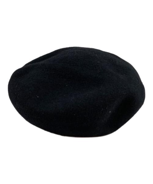 THE H.W.DOG&CO.（エイチダブリュードッグアンドコー）THE H.W.DOG&CO. (エイチダブリュードッグアンドコー) ベレー帽 ブラックの古着・服飾アイテム