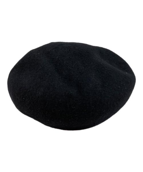 THE H.W.DOG&CO.（エイチダブリュードッグアンドコー）THE H.W.DOG&CO. (エイチダブリュードッグアンドコー) ベレー帽 ブラックの古着・服飾アイテム