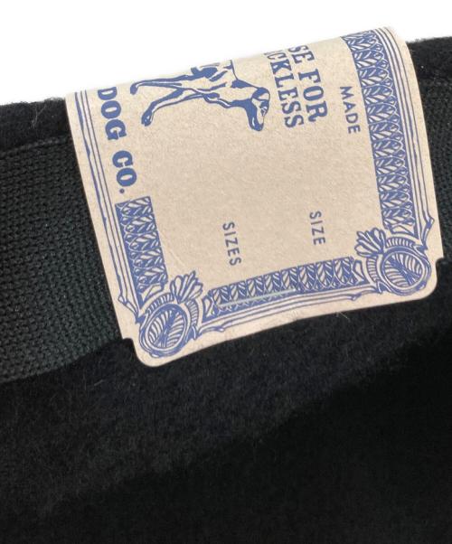 THE H.W.DOG&CO.（エイチダブリュードッグアンドコー）THE H.W.DOG&CO. (エイチダブリュードッグアンドコー) ベレー帽 ブラックの古着・服飾アイテム