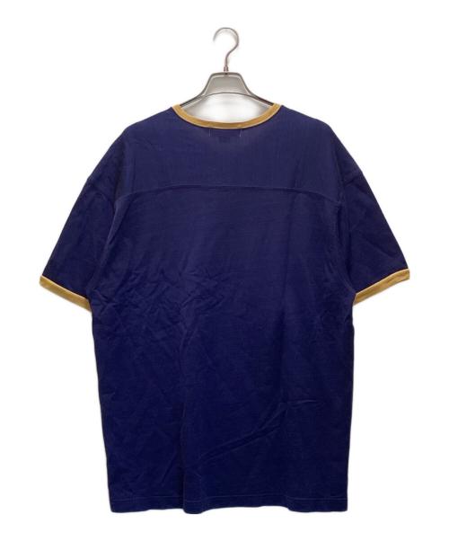POLO RALPH LAUREN（ポロ・ラルフローレン）POLO RALPH LAUREN (ポロ・ラルフローレン) PRLワッペン リンガーTシャツ ネイビー サイズ:Lの古着・服飾アイテム