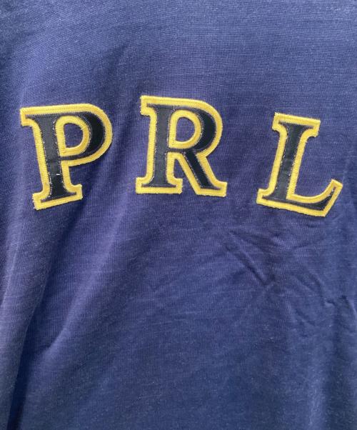 POLO RALPH LAUREN（ポロ・ラルフローレン）POLO RALPH LAUREN (ポロ・ラルフローレン) PRLワッペン リンガーTシャツ ネイビー サイズ:Lの古着・服飾アイテム