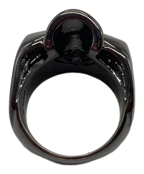 NUMBER (N)INE（ナンバーナイン）NUMBER (N)INE (ナンバーナイン) JAM HOME MADE (ジャムホームメイド) スカルリング ブラック サイズ:19の古着・服飾アイテム