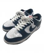 NIKEナイキ）の古着「ダンク ロー レトロ」｜ホワイト×ネイビー