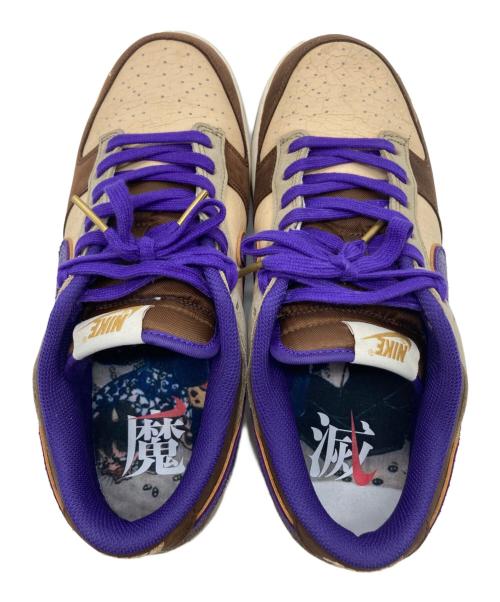 NIKE（ナイキ）NIKE (ナイキ) ダンク ロー プレミアム ベージュ×パープル サイズ:27cmの古着・服飾アイテム