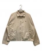 POLO RALPH LAURENポロ・ラルフローレン）の古着「スモールポニー刺繍スイングトップ」｜ベージュ