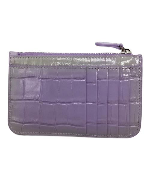 BALENCIAGA（バレンシアガ）BALENCIAGA (バレンシアガ) クロコ型押しフラグメントケース パープルの古着・服飾アイテム
