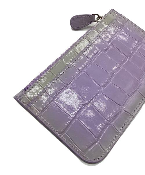 BALENCIAGA（バレンシアガ）BALENCIAGA (バレンシアガ) クロコ型押しフラグメントケース パープルの古着・服飾アイテム
