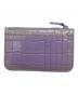 BALENCIAGA (バレンシアガ) クロコ型押しフラグメントケース パープル：10000円