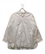 BEAUTY&YOUTHビューティーアンドユース）の古着「コットンオックス レギュラーシャツ」｜ホワイト