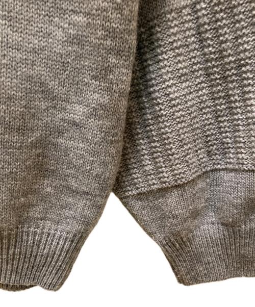 GIVENCHY GENTLEMAN（ジバンシィ ジェントルマン）GIVENCHY GENTLEMAN (ジバンシィ ジェントルマン) ヴィンテージ切替パッチワークニット グレー サイズ:不明の古着・服飾アイテム