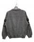 GIVENCHY GENTLEMAN (ジバンシィ ジェントルマン) ヴィンテージ切替パッチワークニット グレー サイズ:不明：7000円