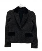 GUCCIグッチ）の古着「ツイードジャケット」｜グレー