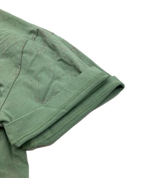 ALEXANDER WANG（アレキサンダー・ワン）ALEXANDER WANG (アレキサンダーワン) エンボスロゴ総柄Tシャツ グリーン サイズ:XLの古着・服飾アイテム