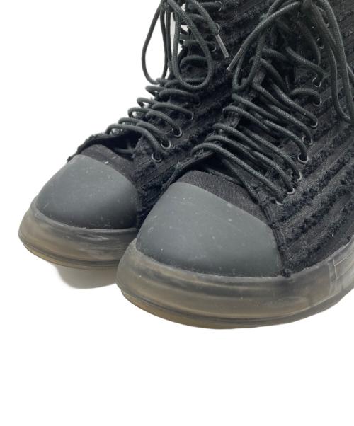 grounds（グラウンズ）grounds (グラウンズ) ハイカットスニーカー ブラック サイズ:28cmの古着・服飾アイテム