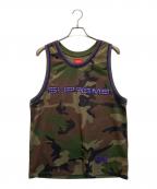 SUPREMEシュプリーム）の古着「Rhinestone Basketball Jersey」｜グリーン