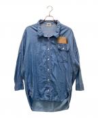 LEE×mercibeaucoupリー×メルシーボークー）の古着「シャンブレーシャツ」｜ブルー