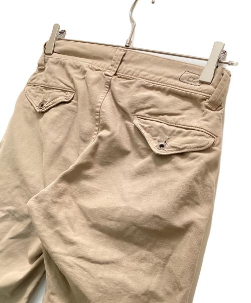 45R（フォーティファイブ・アール）45R (フォーティファイブ・アール) カットオフダックチノパンツ ベージュ サイズ:28の古着・服飾アイテム