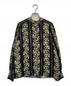 Diagramダイアグラム）の古着「マーガレットプリントブラウス」｜ブラック