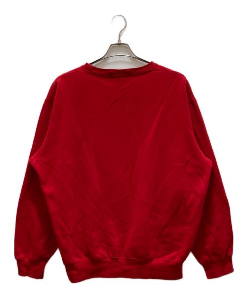 POLO RALPH LAUREN（ポロ・ラルフローレン）POLO RALPH LAUREN (ポロ・ラルフローレン) アイスホッケーポロベアプリントスウェット レッド サイズ:Mの古着・服飾アイテム