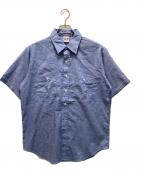 OURBESTアワーベスト）の古着「ヴィンテージ半袖シャンブレーシャツ」｜ブルー
