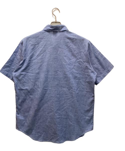 OURBEST（アワーベスト）OURBEST (アワーベスト) ヴィンテージ半袖シャンブレーシャツ ブルー サイズ:Lの古着・服飾アイテム