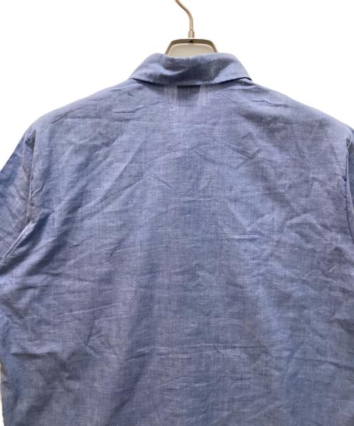 OURBEST（アワーベスト）OURBEST (アワーベスト) ヴィンテージ半袖シャンブレーシャツ ブルー サイズ:Lの古着・服飾アイテム