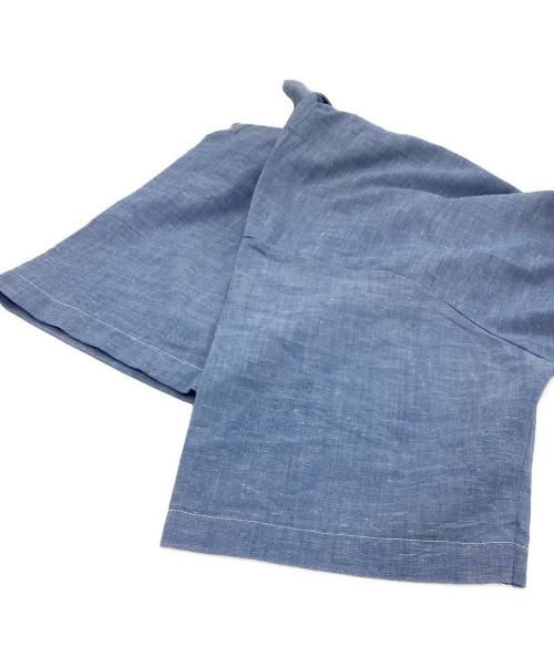 OURBEST（アワーベスト）OURBEST (アワーベスト) ヴィンテージ半袖シャンブレーシャツ ブルー サイズ:Lの古着・服飾アイテム