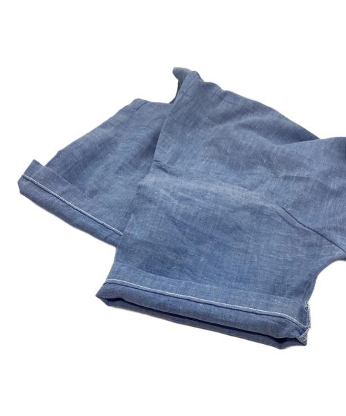 OURBEST（アワーベスト）OURBEST (アワーベスト) ヴィンテージ半袖シャンブレーシャツ ブルー サイズ:Lの古着・服飾アイテム