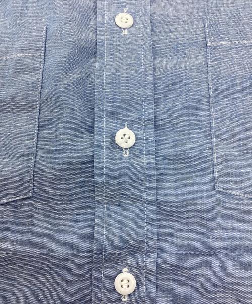 OURBEST（アワーベスト）OURBEST (アワーベスト) ヴィンテージ半袖シャンブレーシャツ ブルー サイズ:Lの古着・服飾アイテム