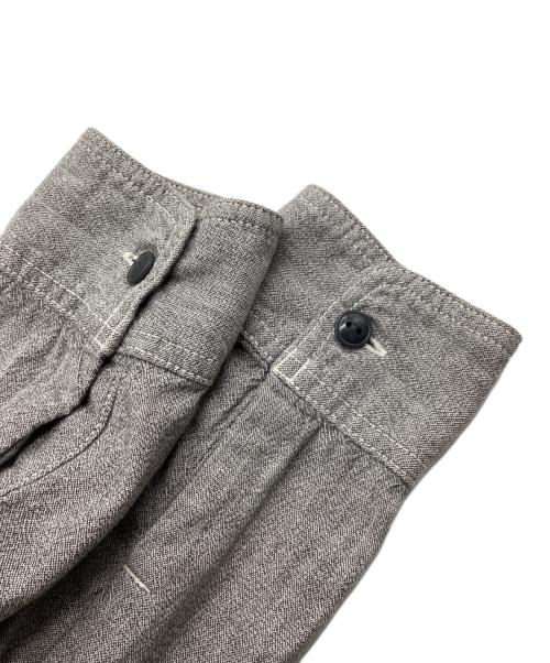 FULLCOUNT（フルカウント）FULLCOUNT (フルカウント) マチ付ブラックシャンブレーシャツ グレー サイズ:36の古着・服飾アイテム