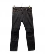 GANRYUガンリュウ）の古着「スキニーデニムパンツ」｜ブラック