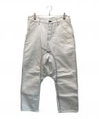 GANRYUガンリュウ）の古着「ステッチサルエルぺインターパンツ」｜ホワイト