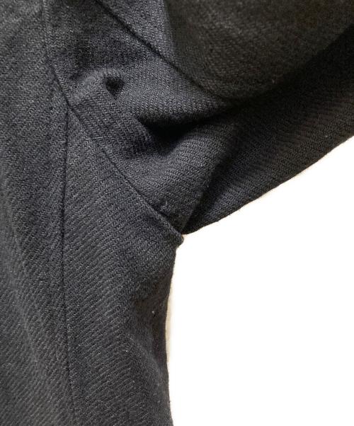 COMME des GARCONS HOMME（コムデギャルソン オム）COMME des GARCONS HOMME (コムデギャルソン オム) ロゴ裏地ウールコート ブラック サイズ:Mの古着・服飾アイテム