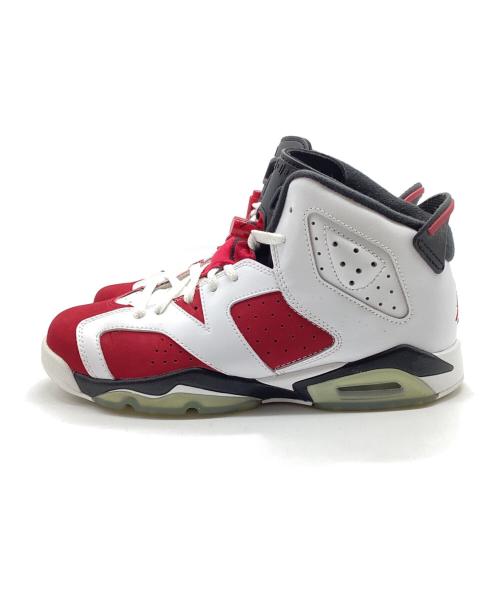 NIKE（ナイキ）NIKE (ナイキ) エアジョーダン 6 レトロ ホワイト×レッド サイズ:25cmの古着・服飾アイテム