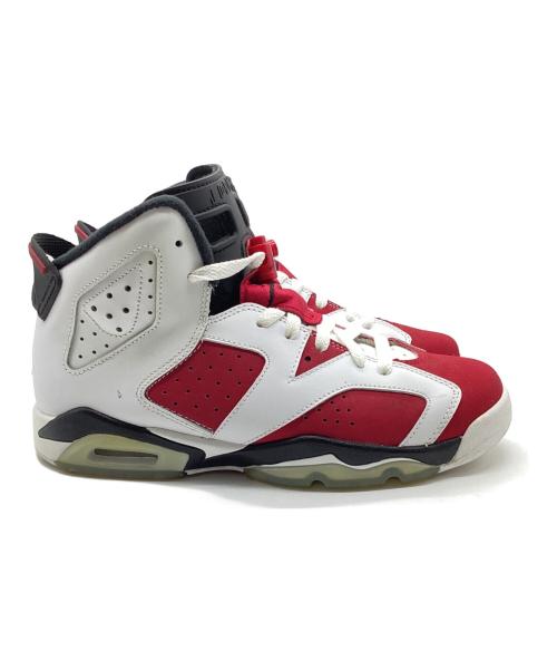 NIKE（ナイキ）NIKE (ナイキ) エアジョーダン 6 レトロ ホワイト×レッド サイズ:25cmの古着・服飾アイテム