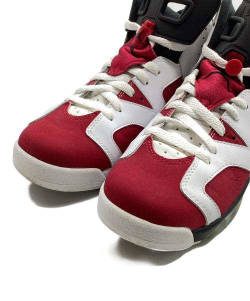 NIKE（ナイキ）NIKE (ナイキ) エアジョーダン 6 レトロ ホワイト×レッド サイズ:25cmの古着・服飾アイテム