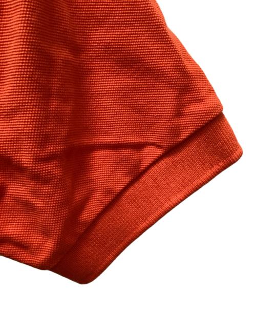 FRED PERRY（フレッドペリー）FRED PERRY (フレッドペリー) ロゴテープバイカラーポロシャツ オレンジ×ブラック サイズ:Sの古着・服飾アイテム