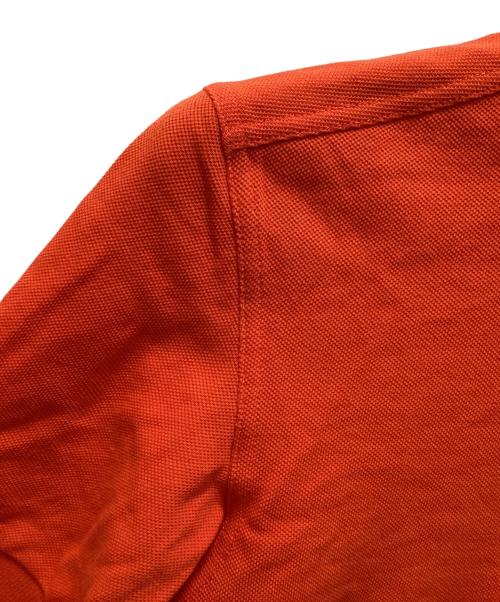 FRED PERRY（フレッドペリー）FRED PERRY (フレッドペリー) ロゴテープバイカラーポロシャツ オレンジ×ブラック サイズ:Sの古着・服飾アイテム
