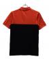 FRED PERRY (フレッドペリー) ロゴテープバイカラーポロシャツ オレンジ×ブラック サイズ:S：5000円