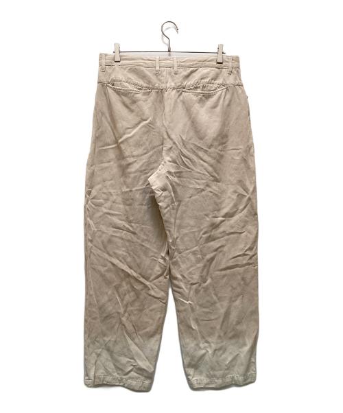 FARAH（ファーラー）FARAH (ファーラー) ツータック ワイドテーパードパンツ ベージュ サイズ:86㎝(W34)の古着・服飾アイテム